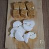 煮込み5分♪とろ〜り甘め♡大根と厚揚げの煮物の下準備