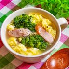 茹で汁活用~☆ブロッコリーと卵のスープ☆