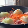 新玉ねぎの豚とろ丼の工程2