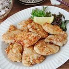 揚げたて最高！鶏ささみの旨塩だし唐揚げ