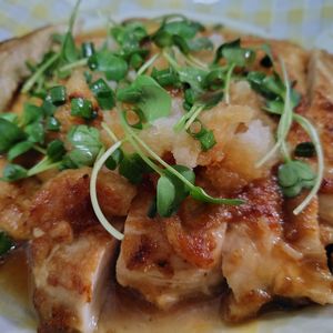1285824の作ってみた!投稿(【鶏胸がめちゃ柔らかい】家族が好きな甘辛おろしチキンステーキ)