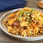 子どもが喜ぶ♪豚バラねぎだれチャーハン