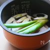参鶏湯がゆの工程1