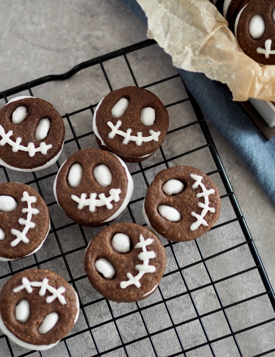 ハロウィンのクリスピーマシュマロゴーストのレシピ