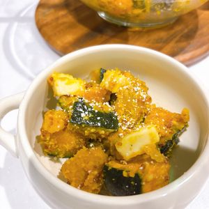 ねこまりも🐈‍⬛の作ってみた!投稿(皮ごと美味しい！デパ地下デリ風ハニマスかぼちゃサラダ)