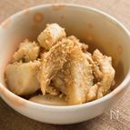 カロリー控えめ 里芋とささみの胡麻味噌和え