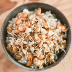 少ないごはんでも大満！れんこん納豆じゃこごはん