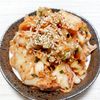 よっこの作ってみた!投稿(レンジだけ【えのきの胡麻キムチ和え】火を使わない簡単おつまみ)