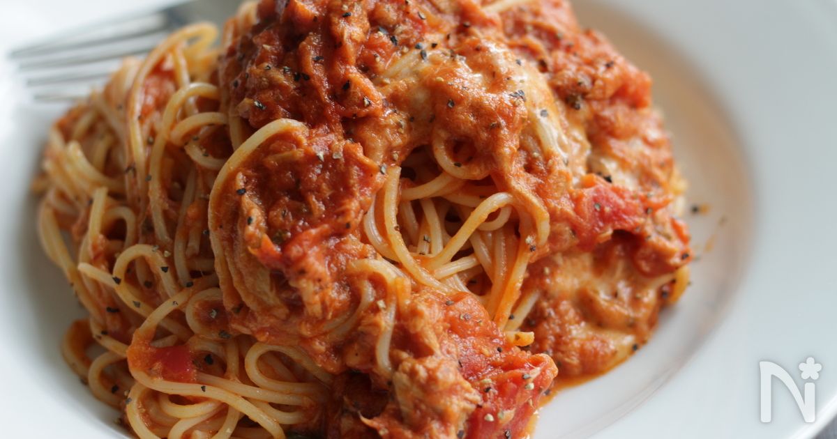 ツナとチーズのトマトソースパスタ By 川津由紀子 レシピサイト Nadia ナディア プロの料理家のおいしいレシピ