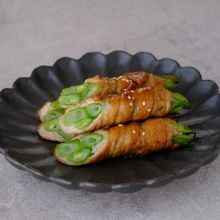 【いんげんの肉巻き】「基本のおかずつゆ」で簡単味付け