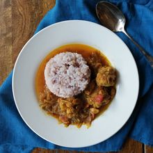簡単!本格!和風チキントマトカレー