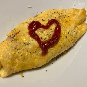 チョメ奴の作ってみた!投稿(定番が一番！失敗無し【ケチャップオムライス】)