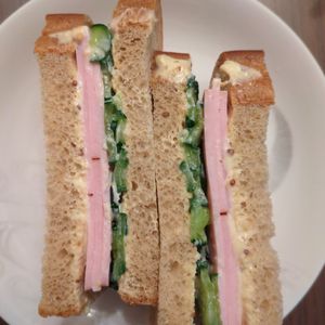 たりおの作ってみた!投稿(ひと手間で超絶品!究極のハムサンド)