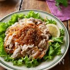 電子レンジだけで作る【蒸し豚のさっぱり絶品オニオンソース】