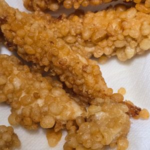 1104873の作ってみた!投稿(【冷めても美味しい】ささみの天かす揚げ【お弁当にも】)