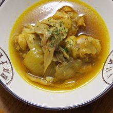 あなわたde鶏手羽元のカレースープ～♬