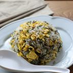 卵たっぷり♪高菜チャーハン