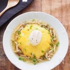 十五夜の和風あんかけオムライス
