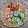 よっこの作ってみた!投稿(ちょいピリッと!冷やしごまみそそうめん)