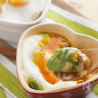 アボカド月見カレーグラタン