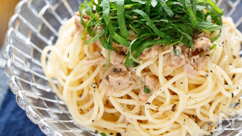 ツナと青じその冷製パスタ【#調味料2つ #ボウル1つ】 | レシピサイトNadia