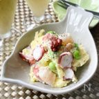 満足感たっぷり！タコと枝豆のデリ風ポテトサラダ