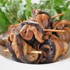 お弁当にも！なすと豚肉のくるくる焼きみそ味
