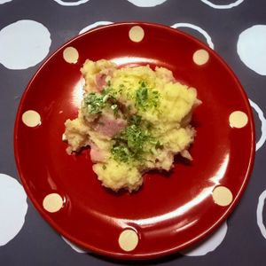 m★egの作ってみた!投稿(レンジで簡単チーズマッシュポテト)