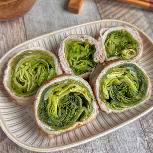 サッパリ美味しい♩逆ロールレタス
