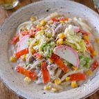 【野菜たっぷりちゃんぽんうどん】おなか満足＆レンジでらくらく
