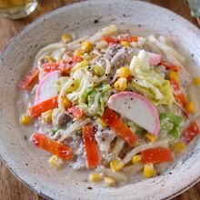 【野菜たっぷりちゃんぽんうどん】おなか満足&レンジでらくらく