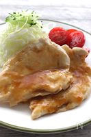 鶏ささみのしょうが焼き