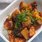 じゃがいもだけ！つい食べすぎちゃう。新じゃがの甘みそ炒め