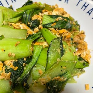 669288の作ってみた!投稿(【味付け2つde中華炒め】チンゲン菜と卵の旨味たっぷり◎美味)