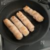 【肉巻きチーズちくわのお好み焼き風】おつまみに♪の工程4