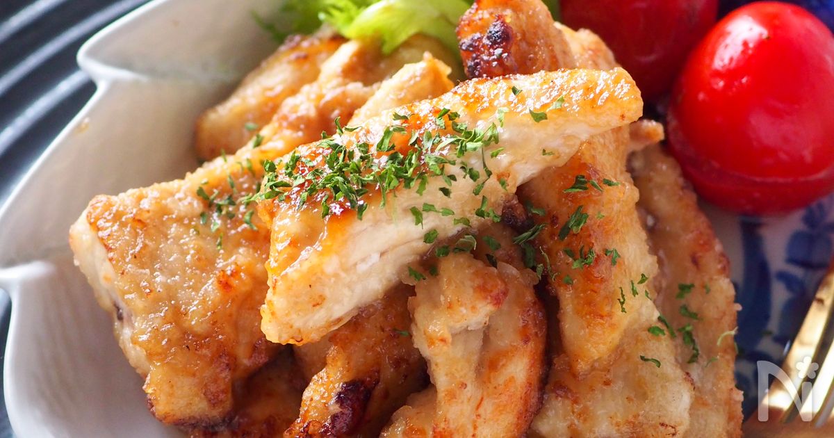 ガッツリ男子も喜ぶ＊鶏むね肉のスティックマヨ照り焼き＊