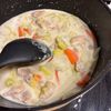 1169387の作ってみた!投稿(【白菜と鶏むね肉のクリーム煮】とろっと♡生クリーム無しで簡単)