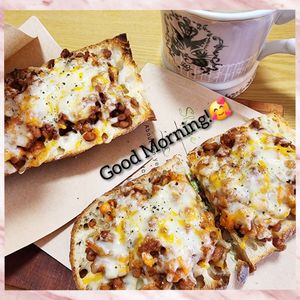 ナムディの作ってみた!投稿(メキシカンチーズトースト・ブランチやお家飲みに♩)