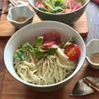 簡単！おしゃれな バジル風味イタリアン素麺
