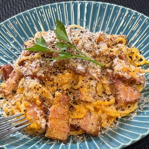 楽ラク手抜キッチン🐶🐾の作ってみた!投稿(明太子好き必見！【濃厚な味わいがクセになるカルボナーラ】)