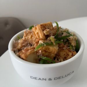 あやの作ってみた!投稿(ヘルシー和食のお惣菜😘厚揚げとピーマンの生姜おかか和え🥗)
