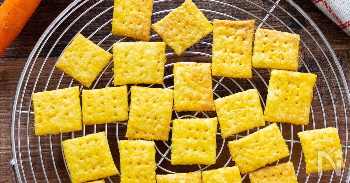 簡単おやつ サクサク にんじんのクラッカー By 松田みやこ レシピサイト Nadia ナディア プロの料理家のおいしいレシピ