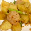 すみれの作ってみた!投稿(新じゃがと海老の甘じょうゆガリペパ炒め♡デリ風お惣菜)