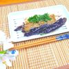 こまりこ😃の作ってみた!投稿(【なすとささみのごま酢味噌だれ】包丁不使用でレンチンのみ！)