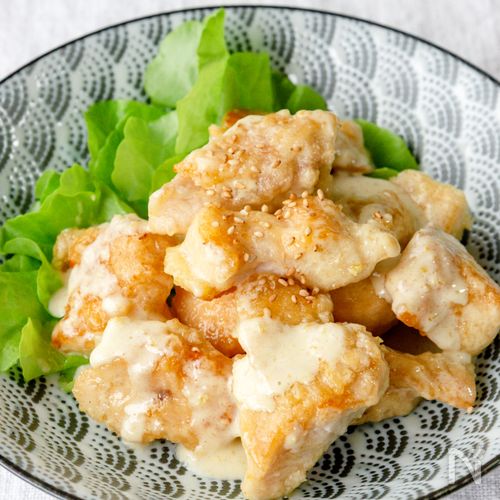 【簡単】ゆず胡椒香る♪和風鶏マヨ