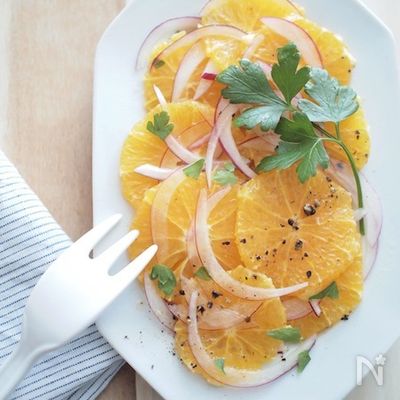 オレンジのシチリア風サラダ