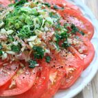 薬味たっぷり！トマトの和風カルパッチョ