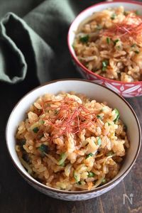 【もやしとキムチのやみつき炊き込みご飯】お肉無しでも絶品！