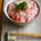 あまったお刺身で♪とろとろ丼
