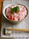 あまったお刺身で♪とろとろ丼